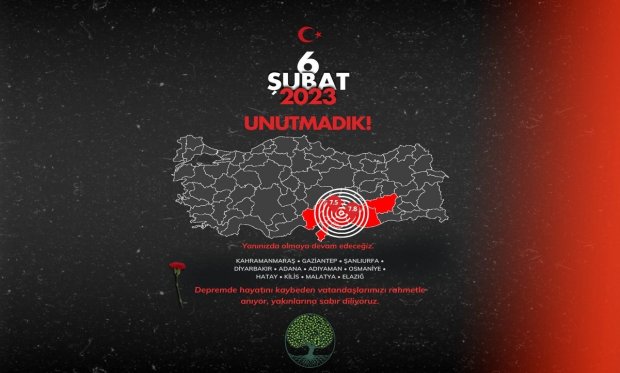 Deprem şehitlerimizin ruhları şad olsun.
