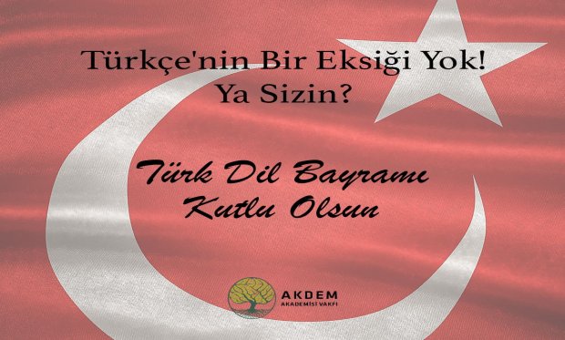 26 Eylül Dil Bayramımız Kutlu Olsun...